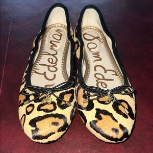 Sam Edelman Felicia Leopard Print Ballet Flats